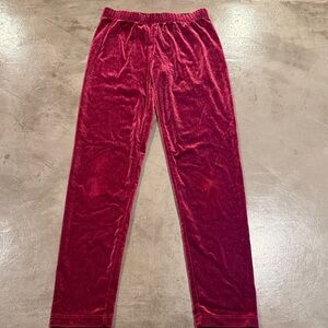 Gymboree Velvet like Burgundy Pants